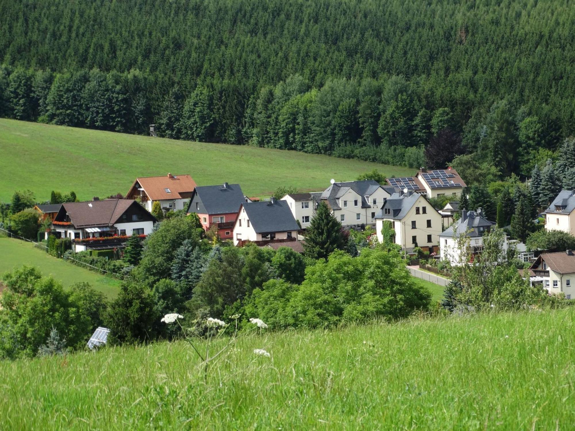 Ferienwohnung "Am Vaterlandsgrubenweg" Oelsnitz  Exteriör bild